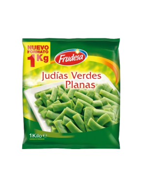 JUDIA VERDE CONG. PLANA CORTADA FRUDESA B/1 KG