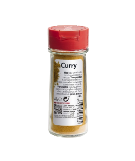 CURRY POLVO CARMENCITA T/C 40 GR