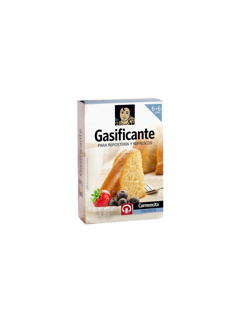 GASIFICANTE REPOSTERIA CARMENCITA P/12 SOBRES