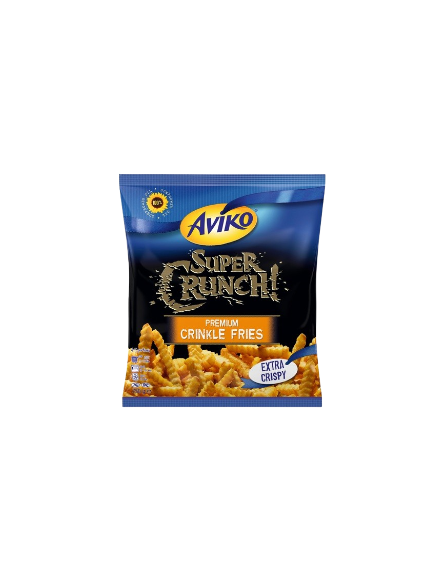 PATATA CONG.AVIKO SUPERCRUNCH CRINKLE B/750.GR