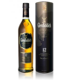 WHISKY GLENFIDDICH 12 AÑOS ESTUCHE 70 CL