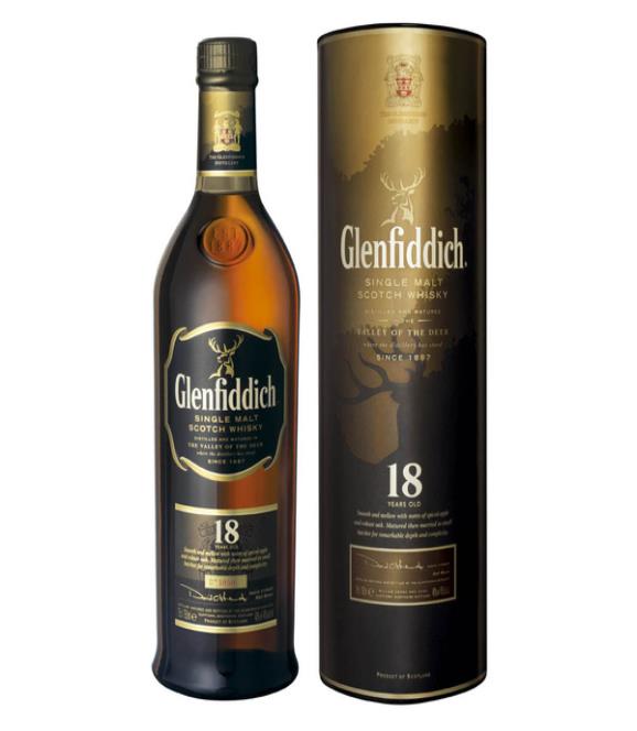 WHISKY GLENFIDDICH 18 AÑOS ESTUCHE 70 CL