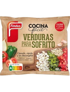 VERDURA SOFRITO FINDUS BOLSA 250 GR