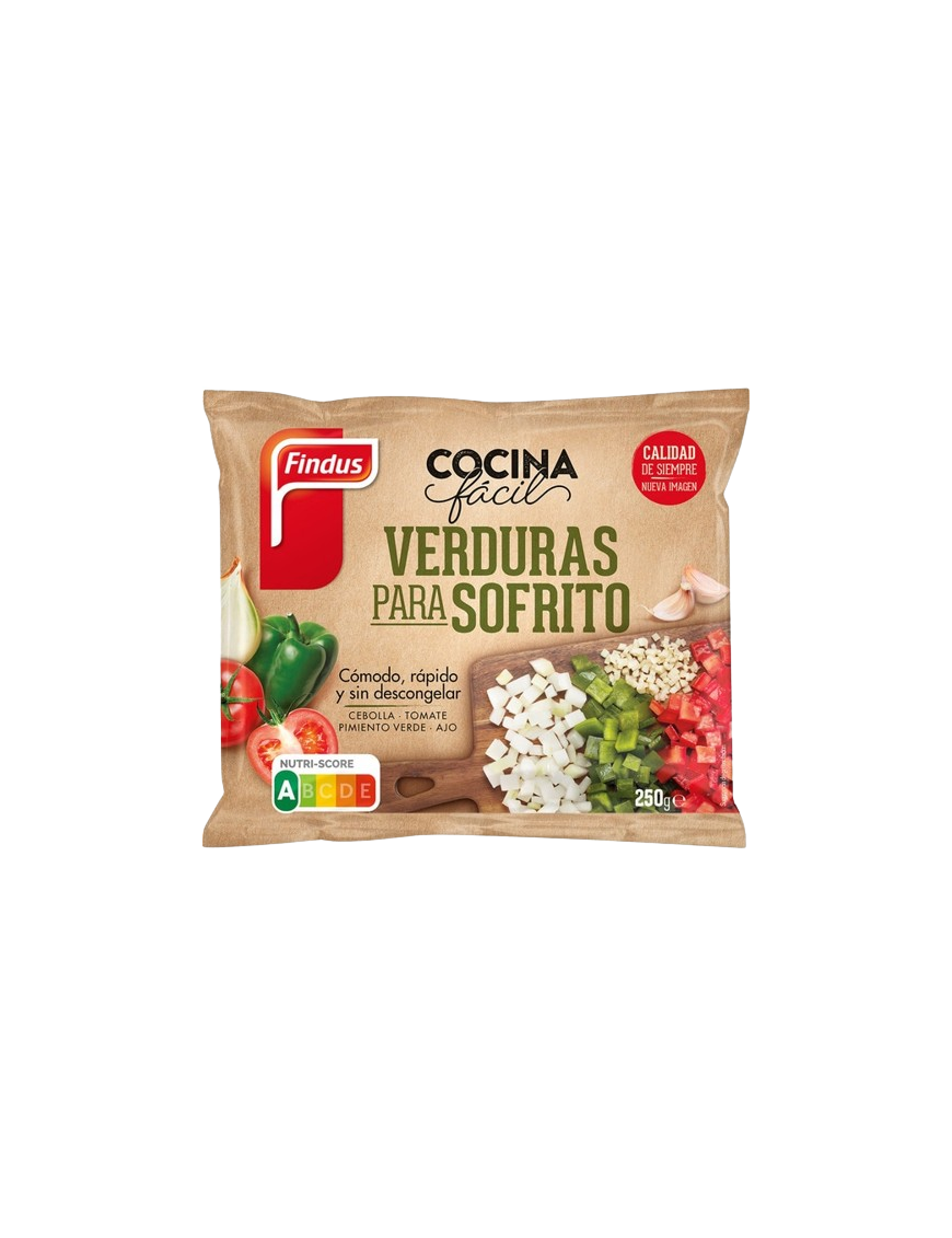 VERDURA SOFRITO FINDUS BOLSA 250 GR