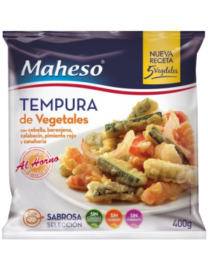 VERDURAS EN TEMPURA MAHESO B/400 GR