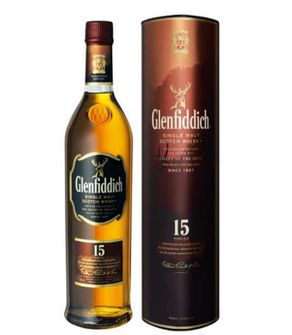 WHISKY GLENFIDDICH 15 AÑOS ESTUCHE 70 CL