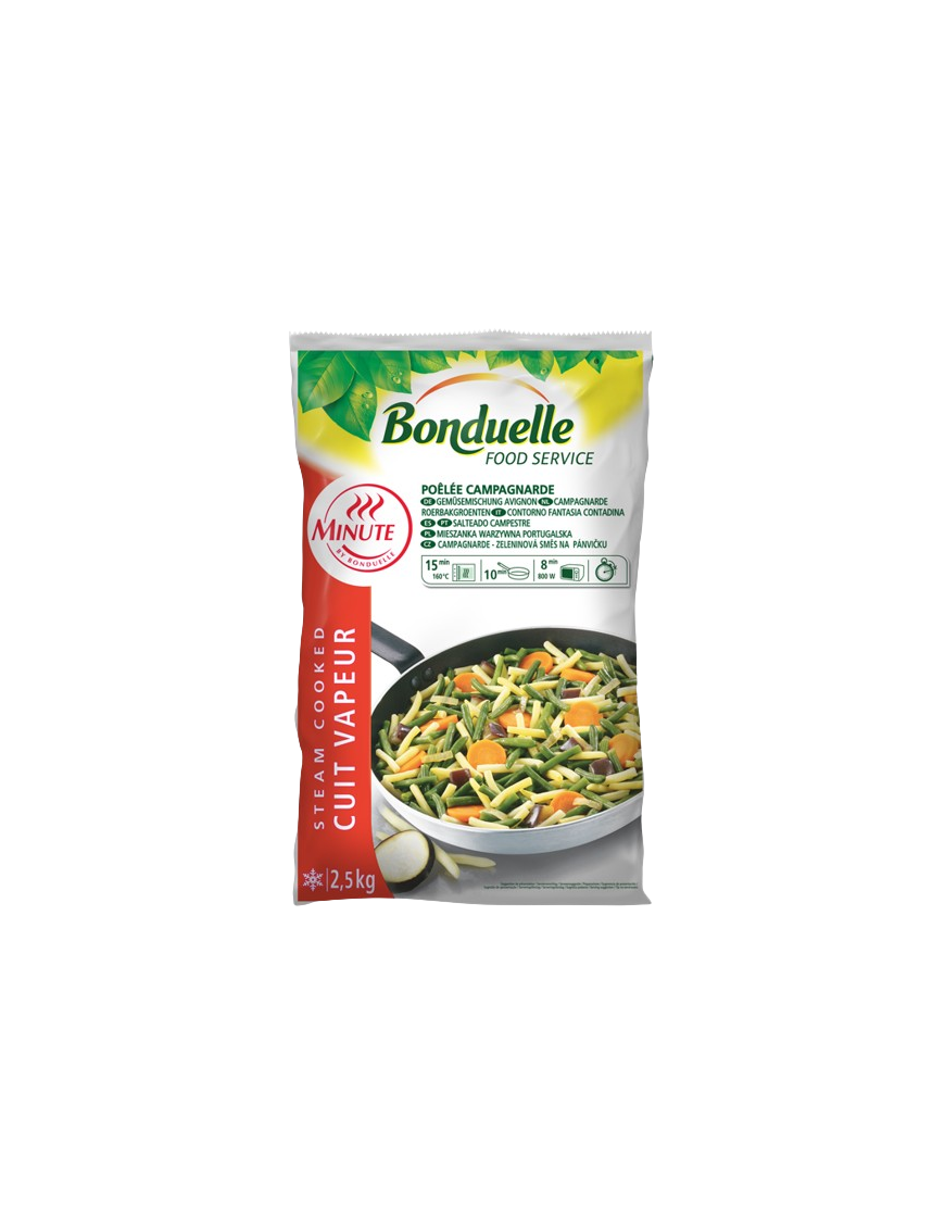 BONDUELLE SALTEADO CAMPESTRE "MINUTE" CONG B/2,5KG