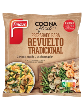 REVUELTO TRADICIONAL SETAS Y GAMBAS FINDUS B/300 G