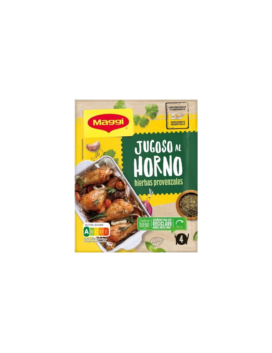 PREPARADO AL HORNO POLLO HIEBAS MAGGI B/34 GR