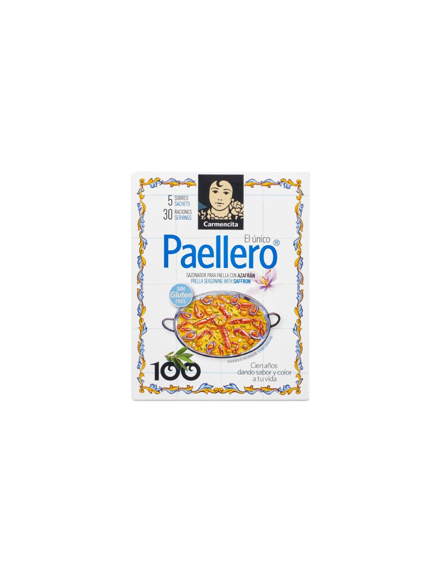 SAZONADOR PAELLA C/AZAFRAN CARMENCITA P/5 UD