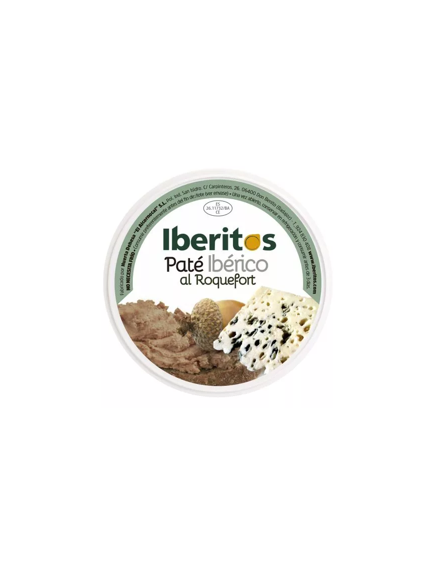 PATE IBERITOS AL ROQUEFORT L/250GR