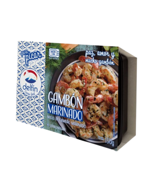 GAMBONES TAIL-ON MARINADOS DELFIN PAQUETE 150GR