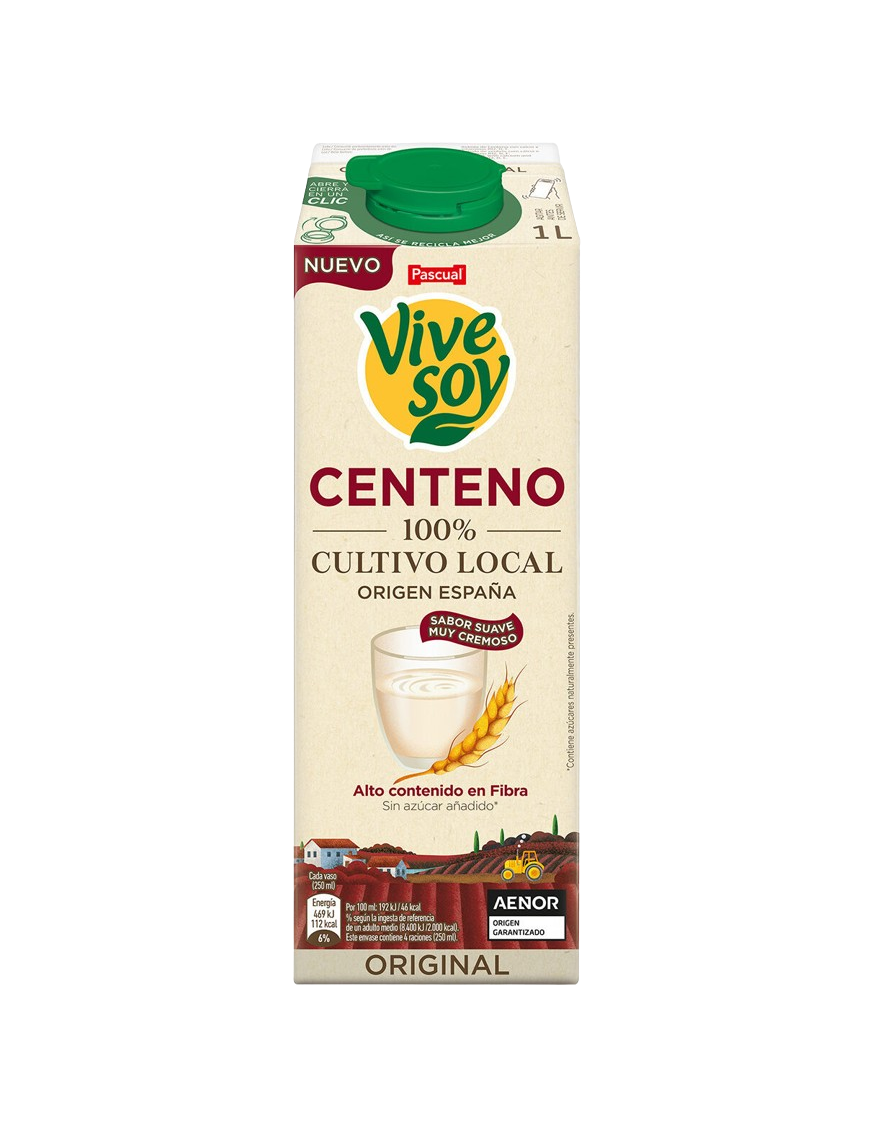 VIVESOY BEBIDA DE CENTENO PASCUAL BRICK-1 L