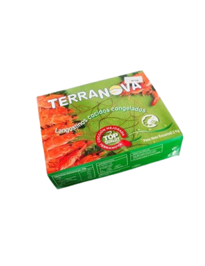 LANGOSTINO COCIDO 45/55 TERRANOVA ESTUCHE 2 KG.