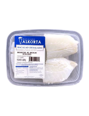 BACALAO ALKORTA 1ªCONG.DESMIG.BANDEJA/500 GR