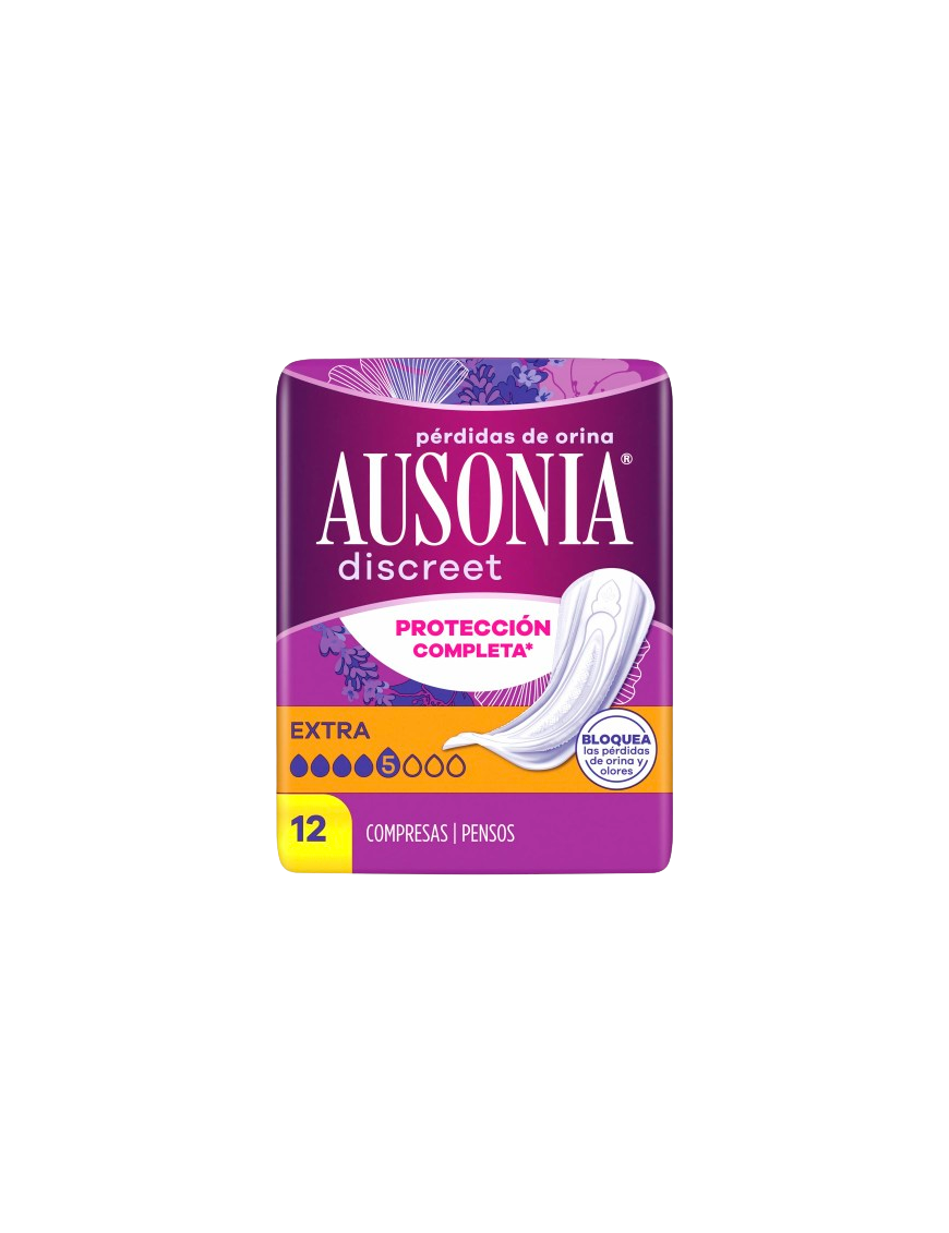 COMPRESA AUSONIA DISCREET EXTRA P/12 UD