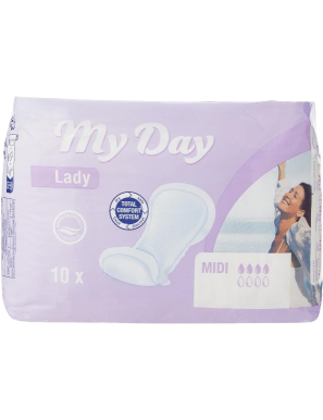 COMPRESA MY DAY MIDI PAQUETE 10 UNIDADES