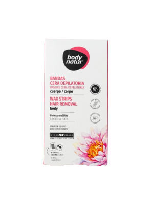 DEPILADOR BODYNATUR BANDAS LOTO SENSIBLE P/16 UD