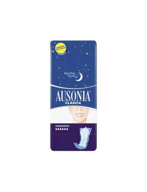 COMPRESA AUSONIA CLASICA NOCHE SUPERPLUS B/9 UD