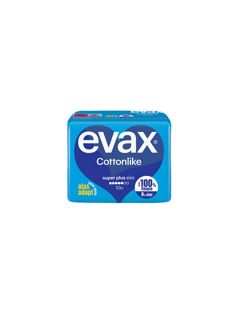 COMPRESA EVAX ALAS/SUPER PLUS B/10 UD