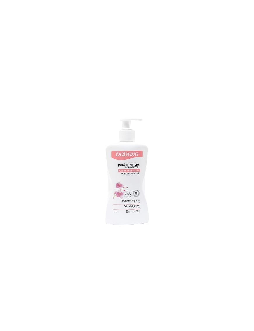 JABON INTIMO BABARIA ROSA MOSQUETA B/300 ML