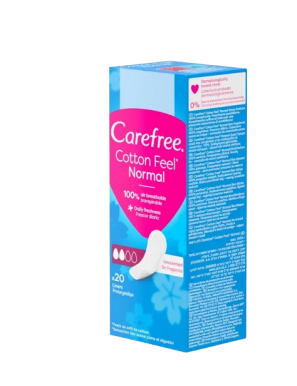 SALVASLIP CAREFREE NORMAL COTTON C/20 UD