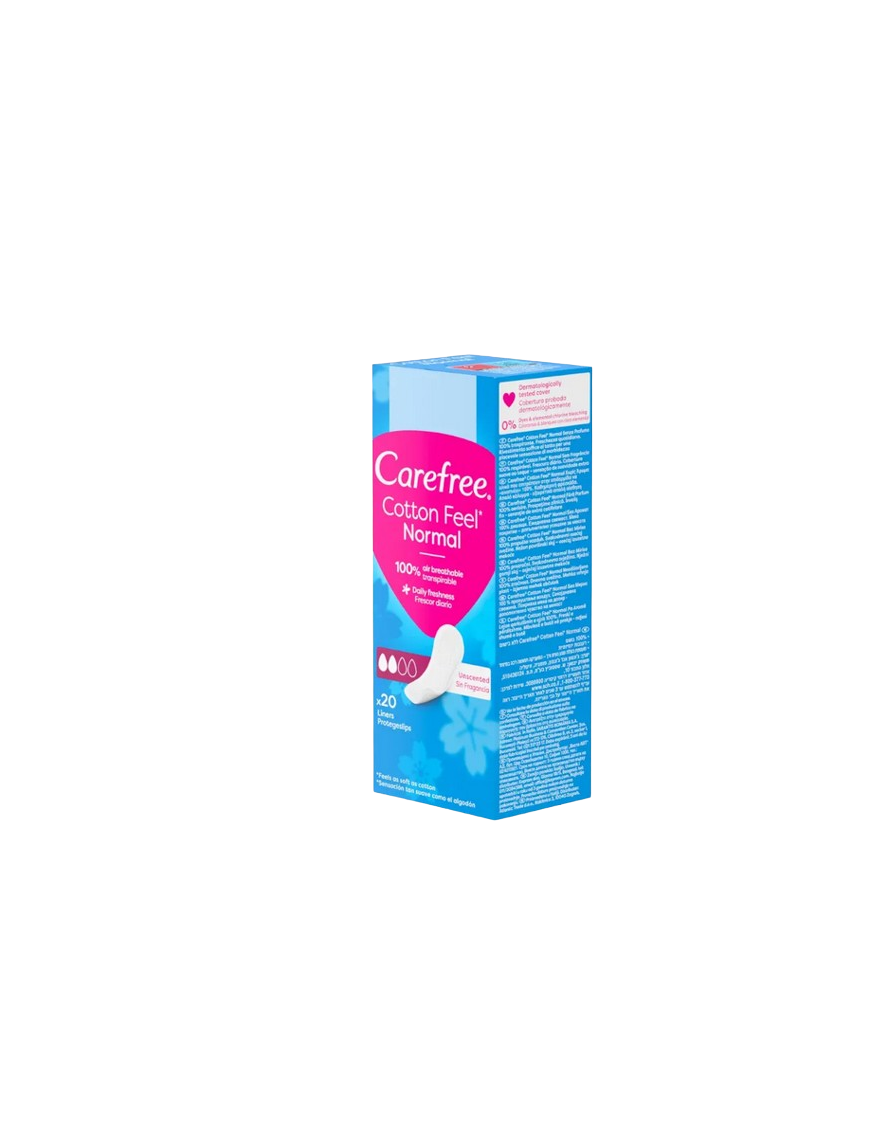 SALVASLIP CAREFREE NORMAL COTTON C/20 UD