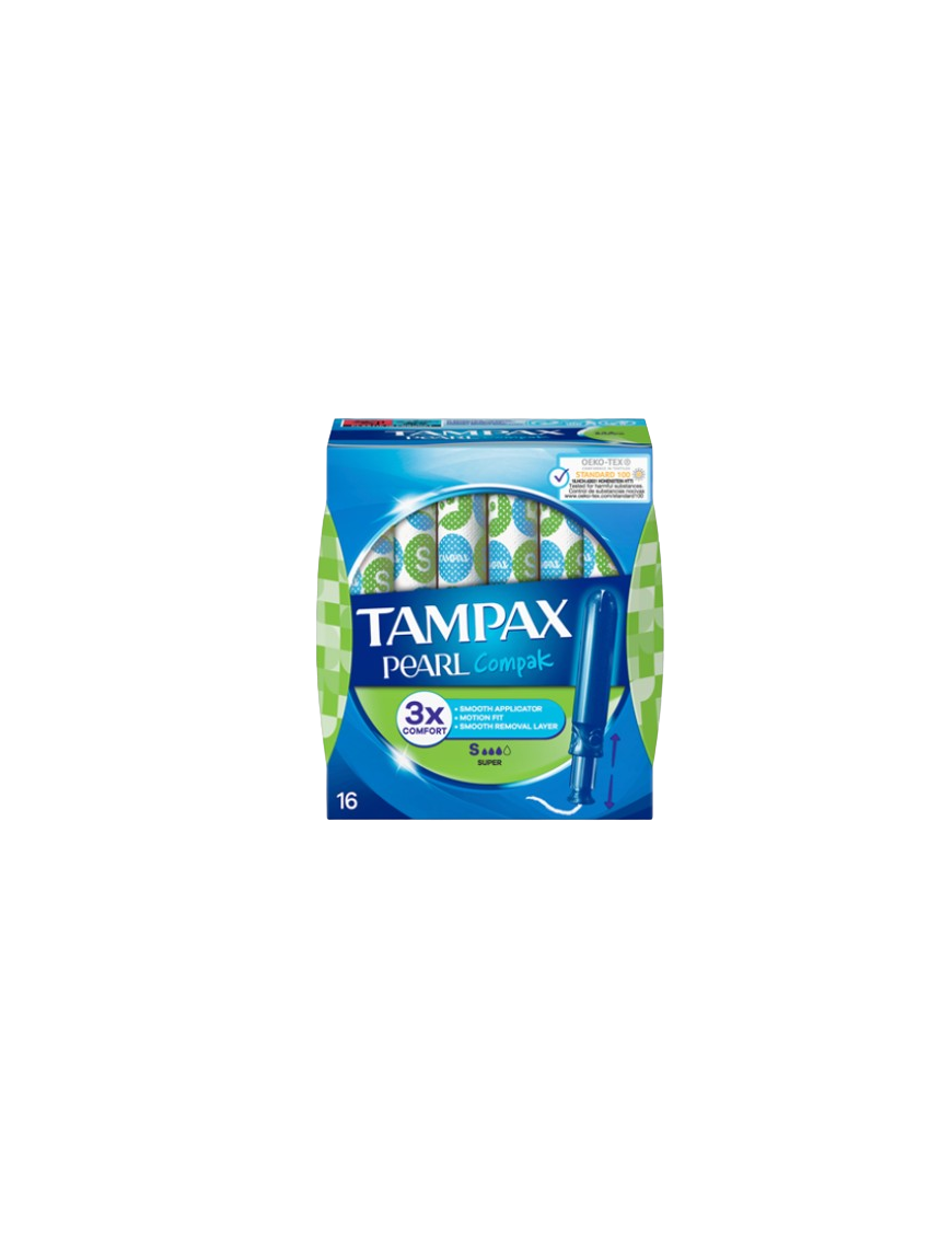 TAMPONES TAMPAX COMPAK PEARL SUPER C/16 UD