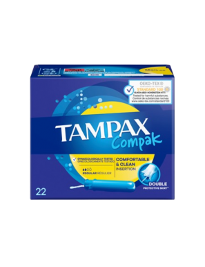 TAMPONES TAMPAX COMPAK REGULAR C/22 UD