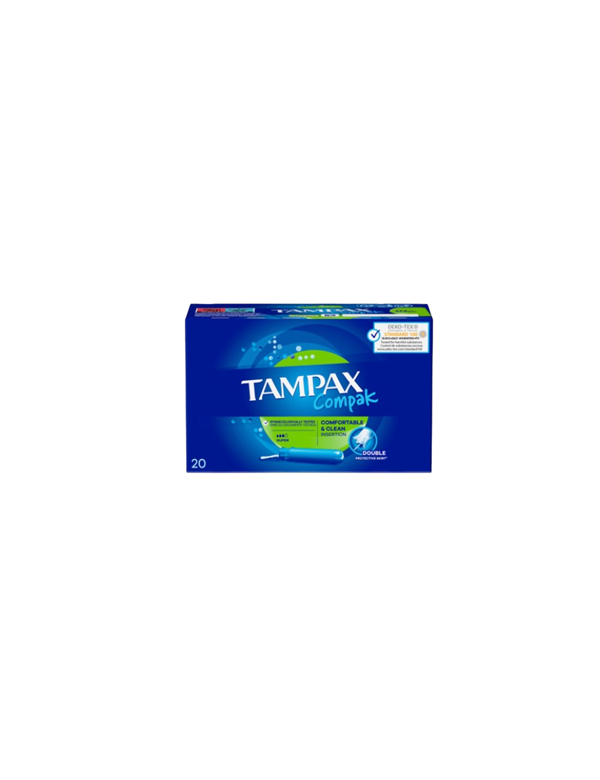 TAMPONES TAMPAX COMPAK SUPER C/20 UD