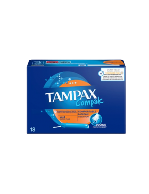 TAMPONES TAMPAX COMPAK SUPER PLUS C/18 UD