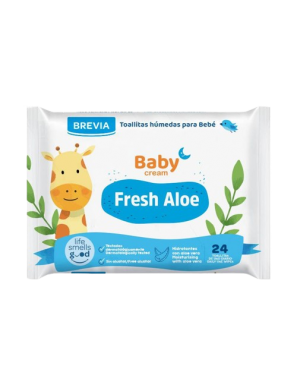 TOALLITAS BEBE BABYCREAM P/24 UD