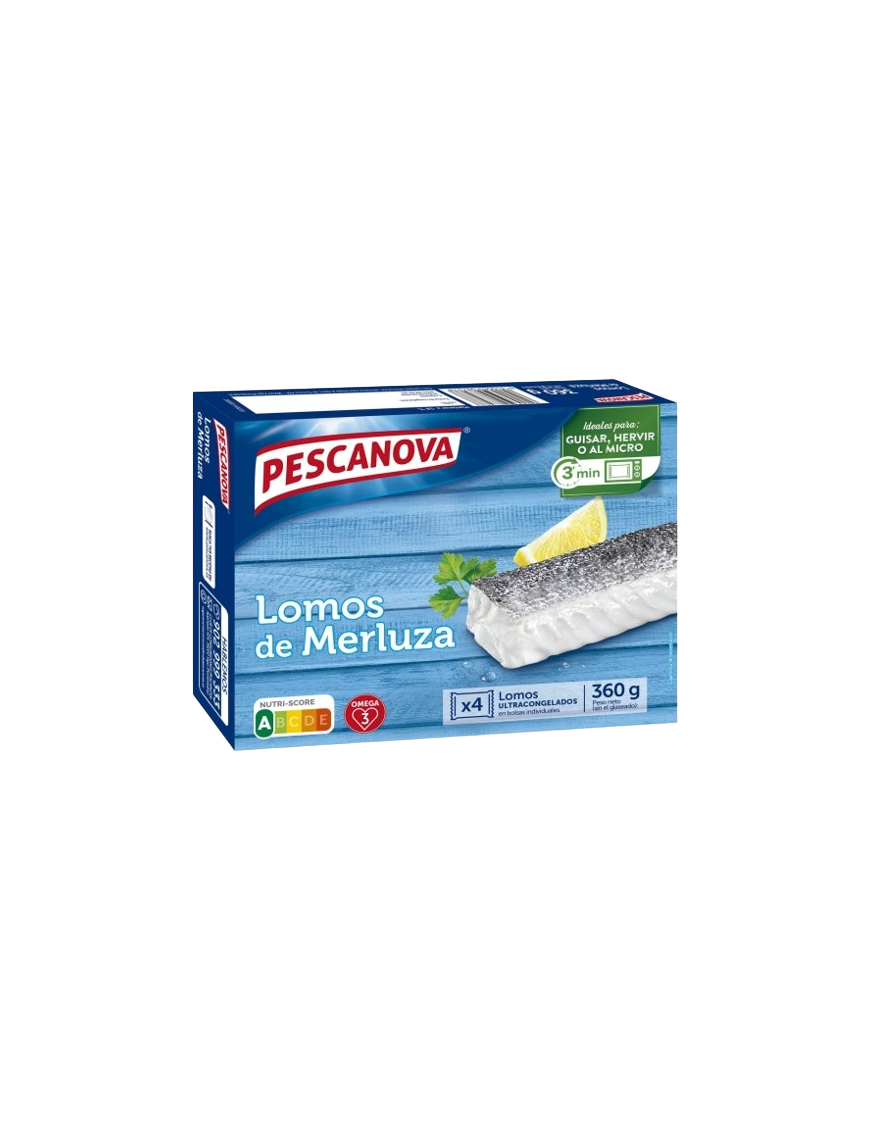 MERLUZA PESCANOVA LOMOS 4 UD P/360 GR