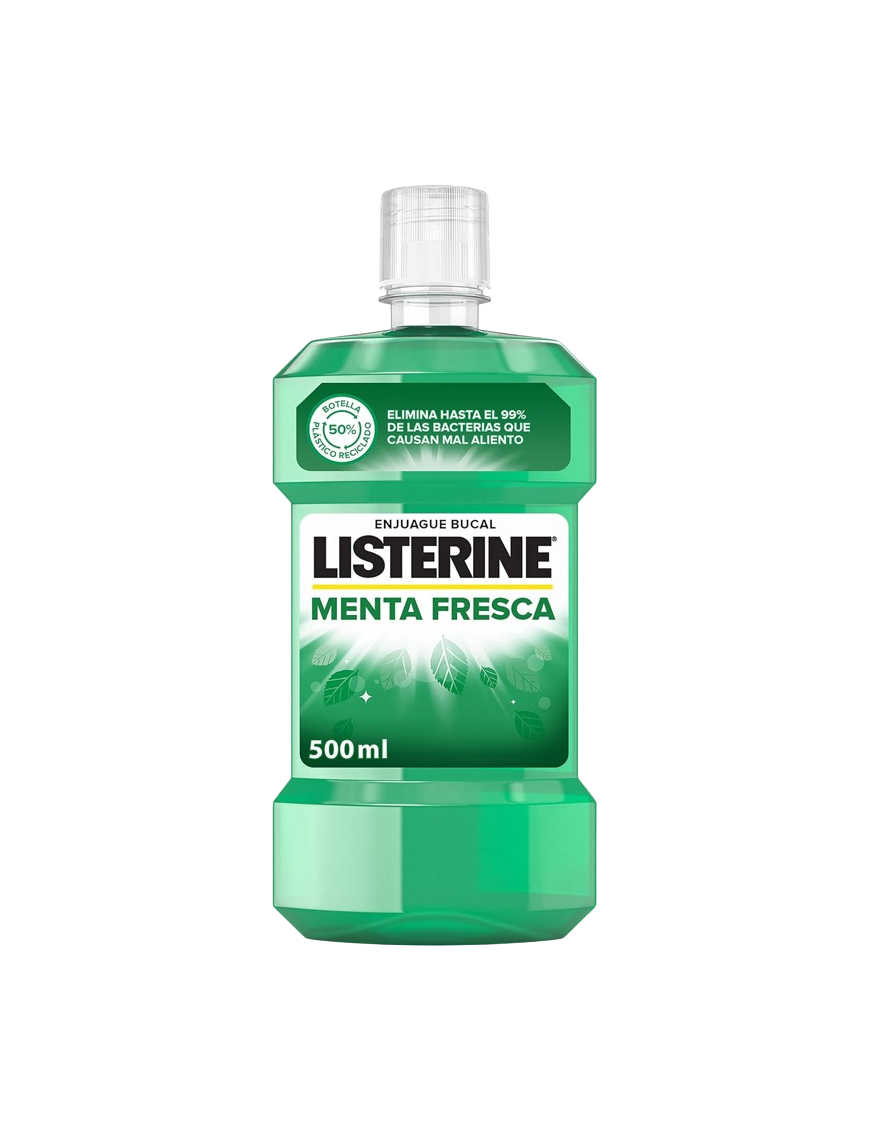 ENJUAGUE BUCAL LISTERINE MENTA FRESCA B/500 ML