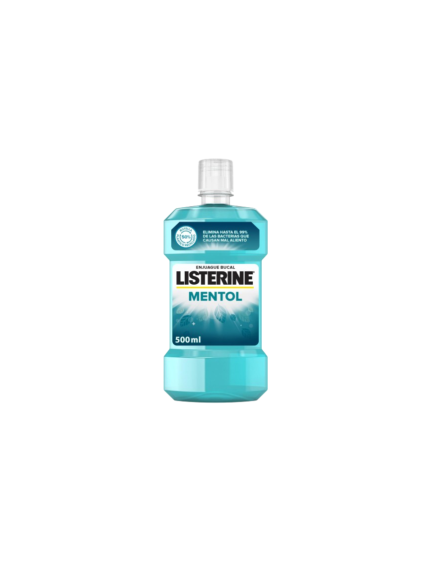 ENJUAGUE BUCAL LISTERINE MENTOL B/500 ML