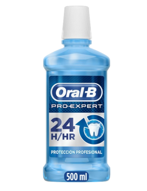 ENJUAGUE BUCAL ORAL-B EXPERT PROTECC B/500 ML