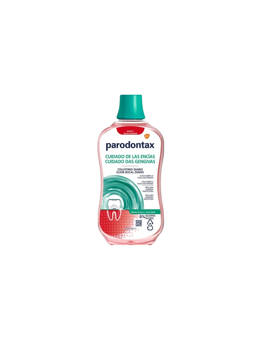 ENJUAGUE BUCAL PARODONTAX MENTA SUAVE B/500 ML