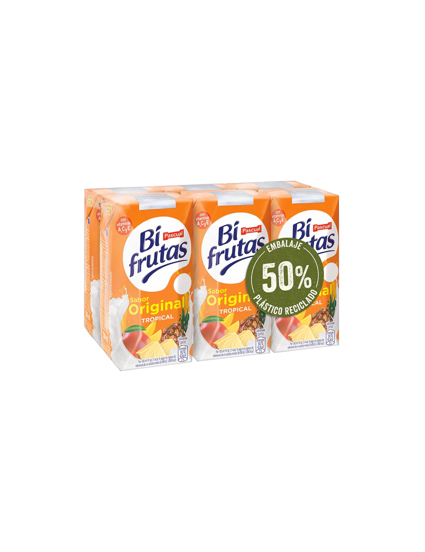 BIFRUTAS ORIGINAL TROPICAL PR/200ML.PACK-6