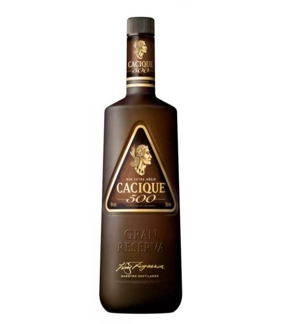 RON CACIQUE-ojo-500 EXTRA AÑEJO B/ 70 CL