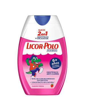 DENTIFRICO LICOR POLO JUNIOR FRESA 2EN1+6A  B/75ML