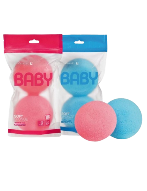 ESPONJA BAÑO SUAVIPIEL BEBE SOFT PACK-2 UD