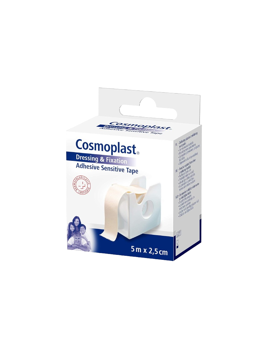 ESPARADRAPO TEXTIL COSMOPLAST 5M X 2,5CM UD