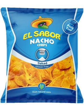 NACHO CHIPS CON SAL EL SABOR B/225G