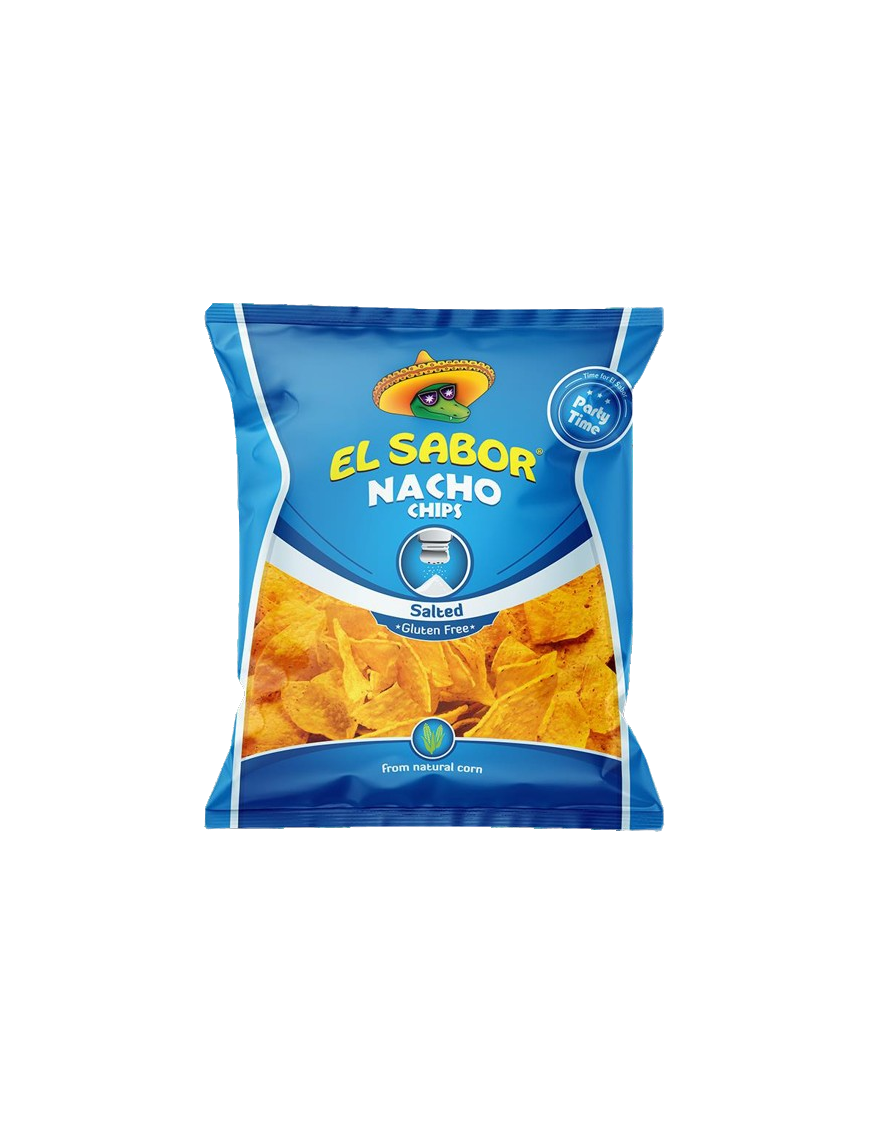 NACHO CHIPS CON SAL EL SABOR B/225G