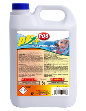 PISCINA PH+ (INCREMENTADOR) LIQUIDO PQS GFA/ 5 L