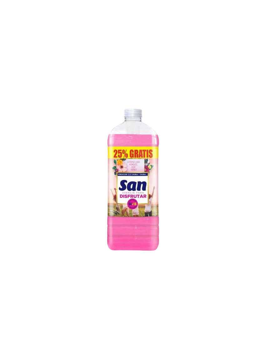 SUAVIZANTE SAN DISFRUTAR 64+16 DOSIS B/1,76 L. 