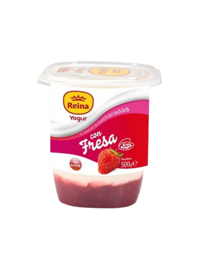 POSTRES REINA YOGUR AZUCARADO CON FRESA B/500 GR