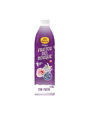 POSTRES REINA YOGUR LIQUIDO FRUTAS DEL BOSQUE 1,5L