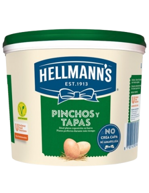 MAHONESA HELLMANNS PINCHOS Y TAPAS  CUBO 5 LITROS