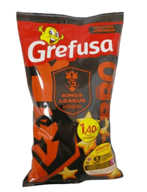 APERITIVOS GREFUSA ESTRELLA BBQ  KINGS-LE 80GR